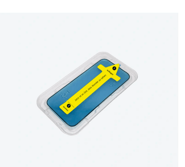 Displayschutzglas für iPhone ab 12 13 14 Serie mit Schablone Arretierung Panzerglas - Jalouza