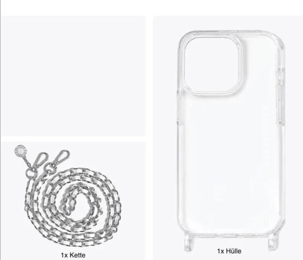 Handyhülle iPhone 15 Plus Ledero Handykette und Sets - Jalouza